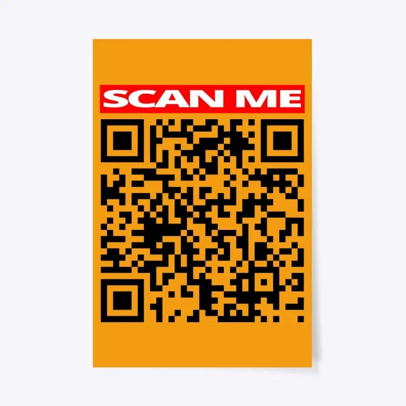 SCAN ME Prank Rick roll QR code