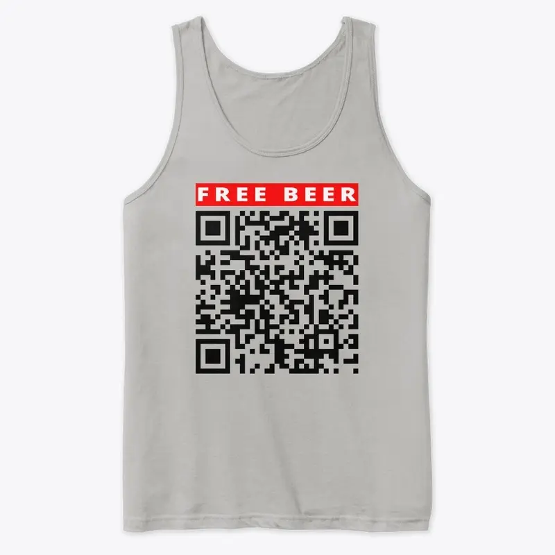 Free Beer Prank Rick roll QR code