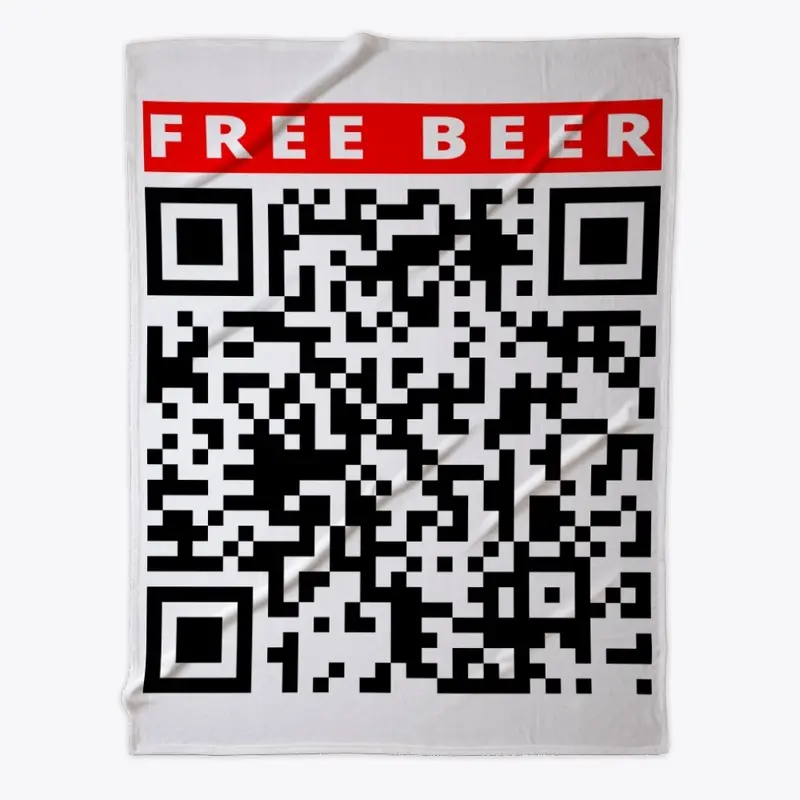 Free Beer Prank Rick roll QR code