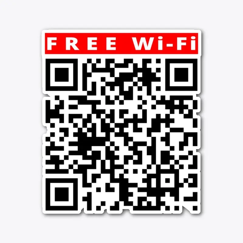 Free WI-FI Prank Rick roll QR code