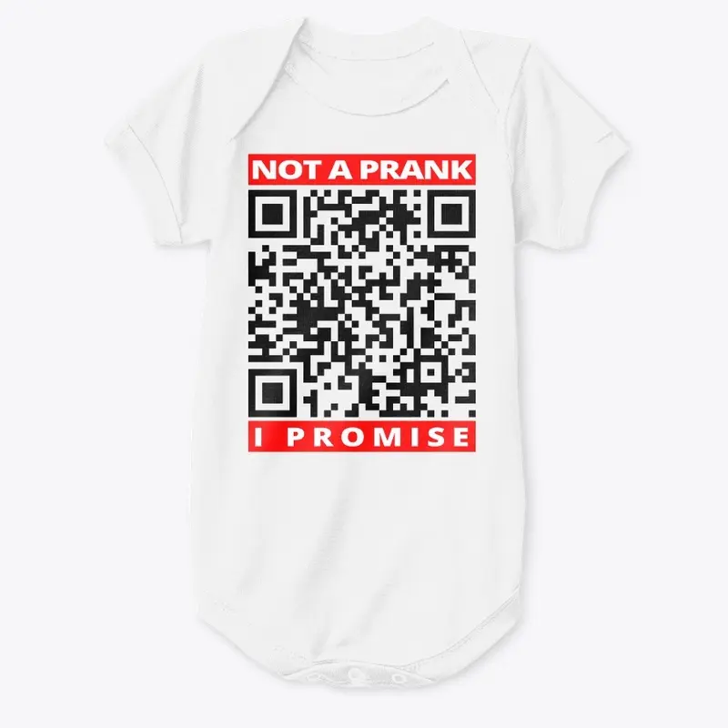 Not a prank I promise Prank Rick roll QR