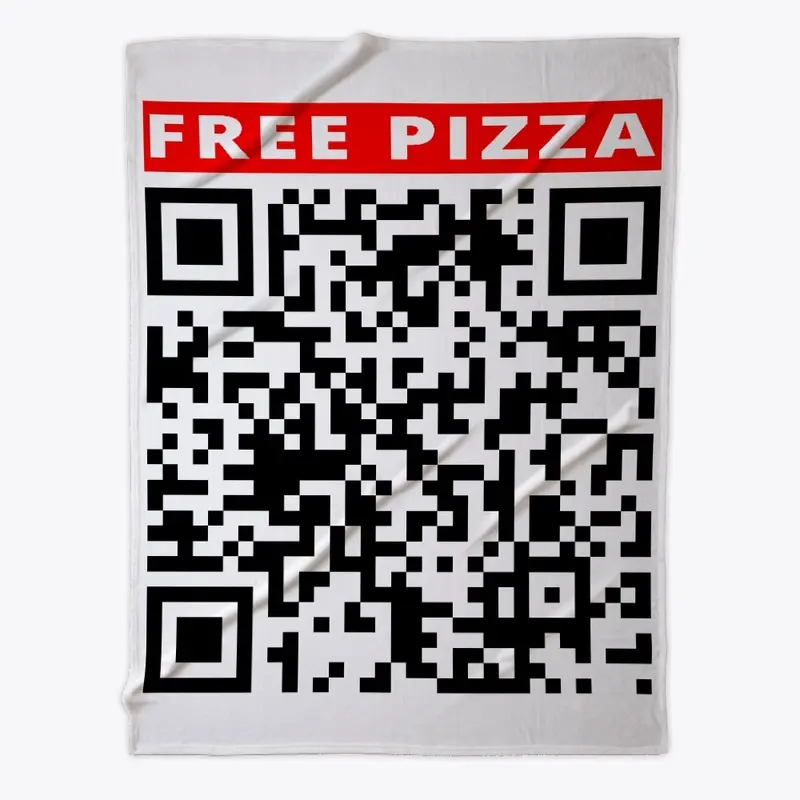 Free PIZZA Prank Rick Roll QR code