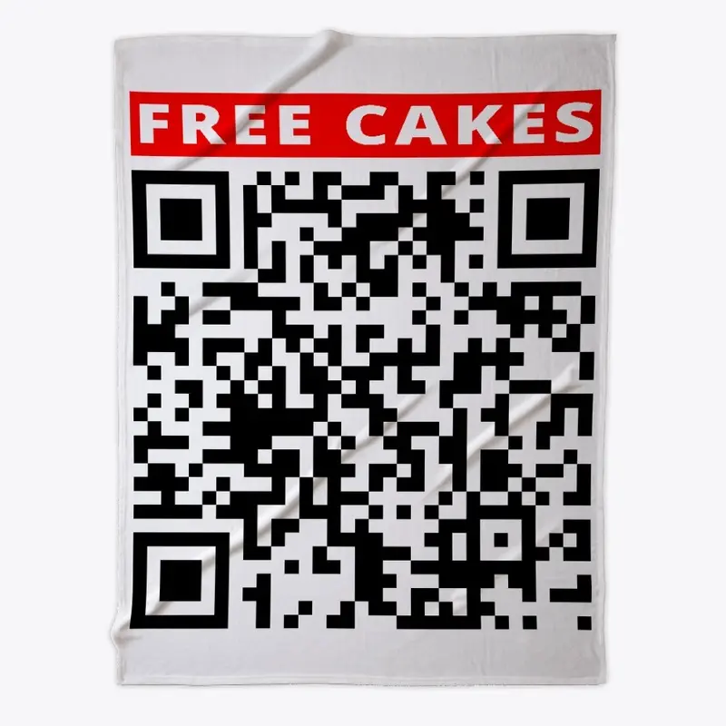 Free Cakes Prank Rick Roll QR code